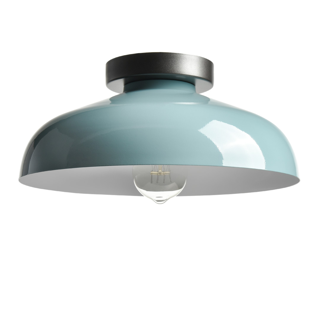Metal Semi-flush Ceiling Light Fixture | Claxy