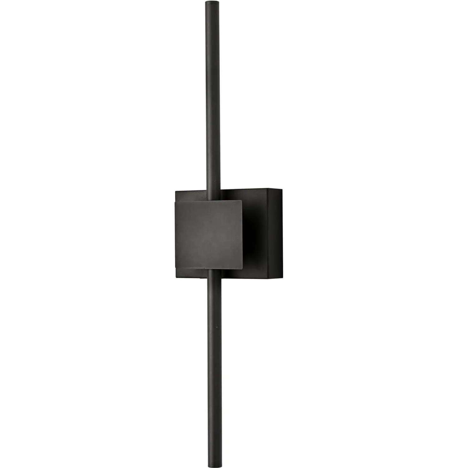 Battery Operated Wall Sconce Black Modern Wireless Wall Light with Remote Control