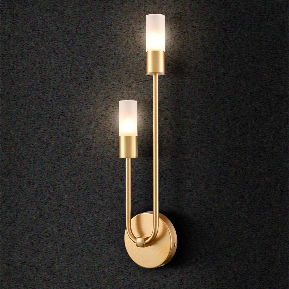 Modern Wall Sconce Gold Wall Light for Bathroom Bedroom