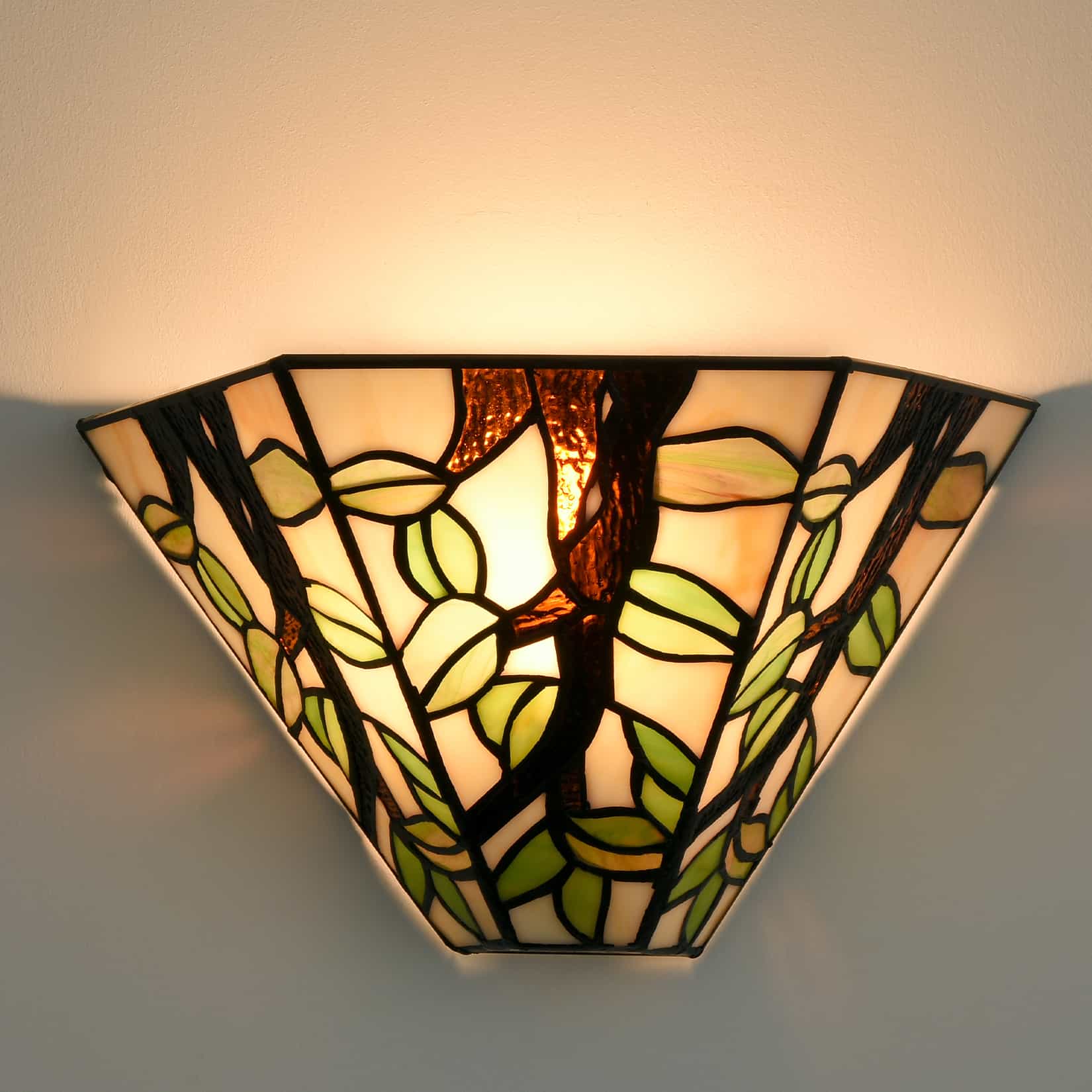 Tiffany Wall Sconces Vintage Stained Glass Wall Light