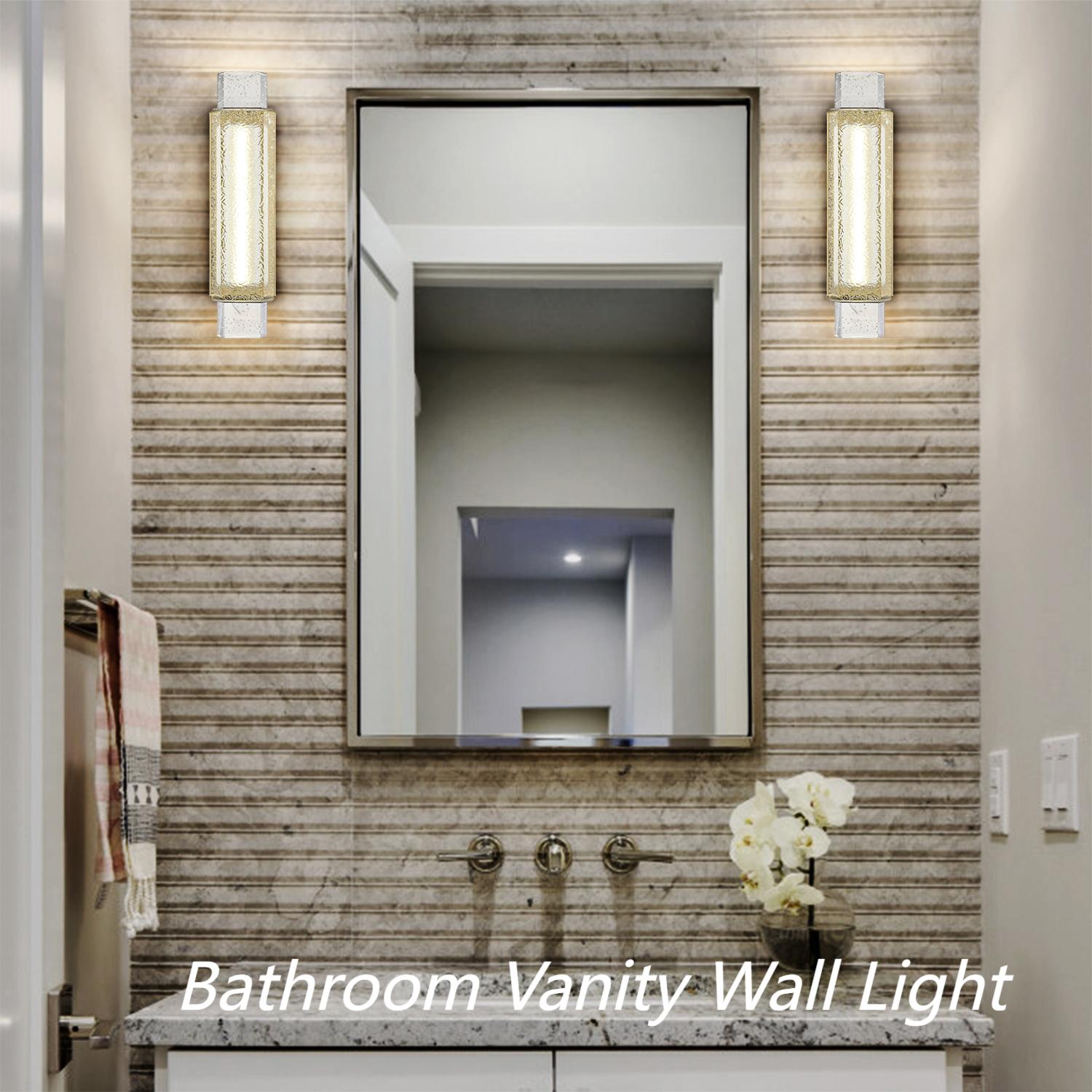 Luxury LED Wall Lights Crystal Modern Nordic Style LED-7W-4000K Wall Sconce for Living Room Bedroom Bathroom Hallway Doorway