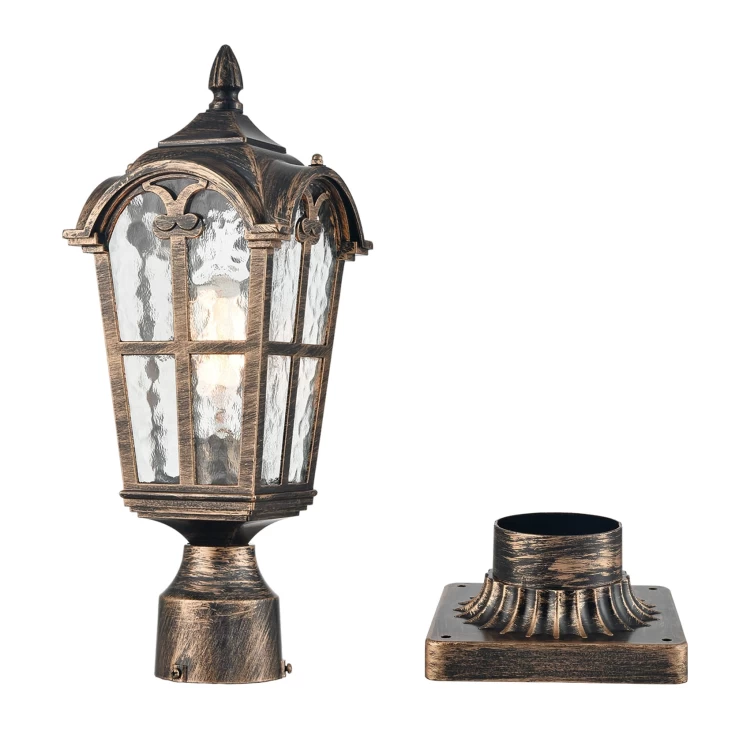 Outdoor Post Light Exterior Post Lantern Antique Brass Claxy
