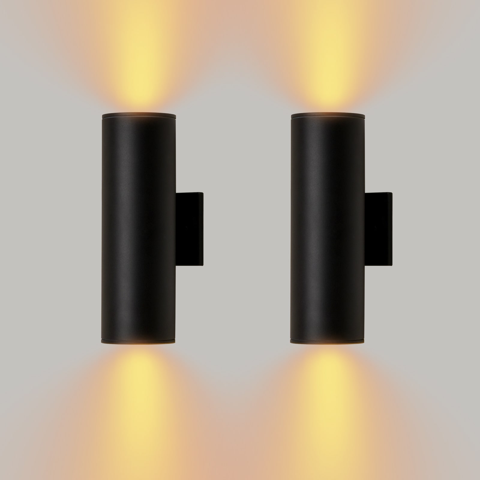 Industrial 2-Light Outdoor Wall Sconces Indoor Wall Light Set of Two