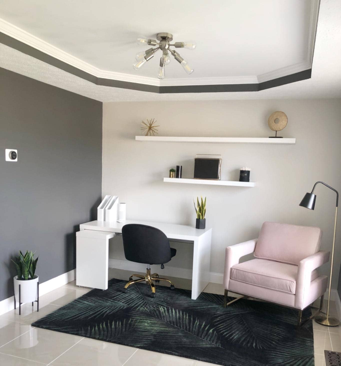 Modern Sputnik Ceiling Light 8-light Brushed Nickel Fixture