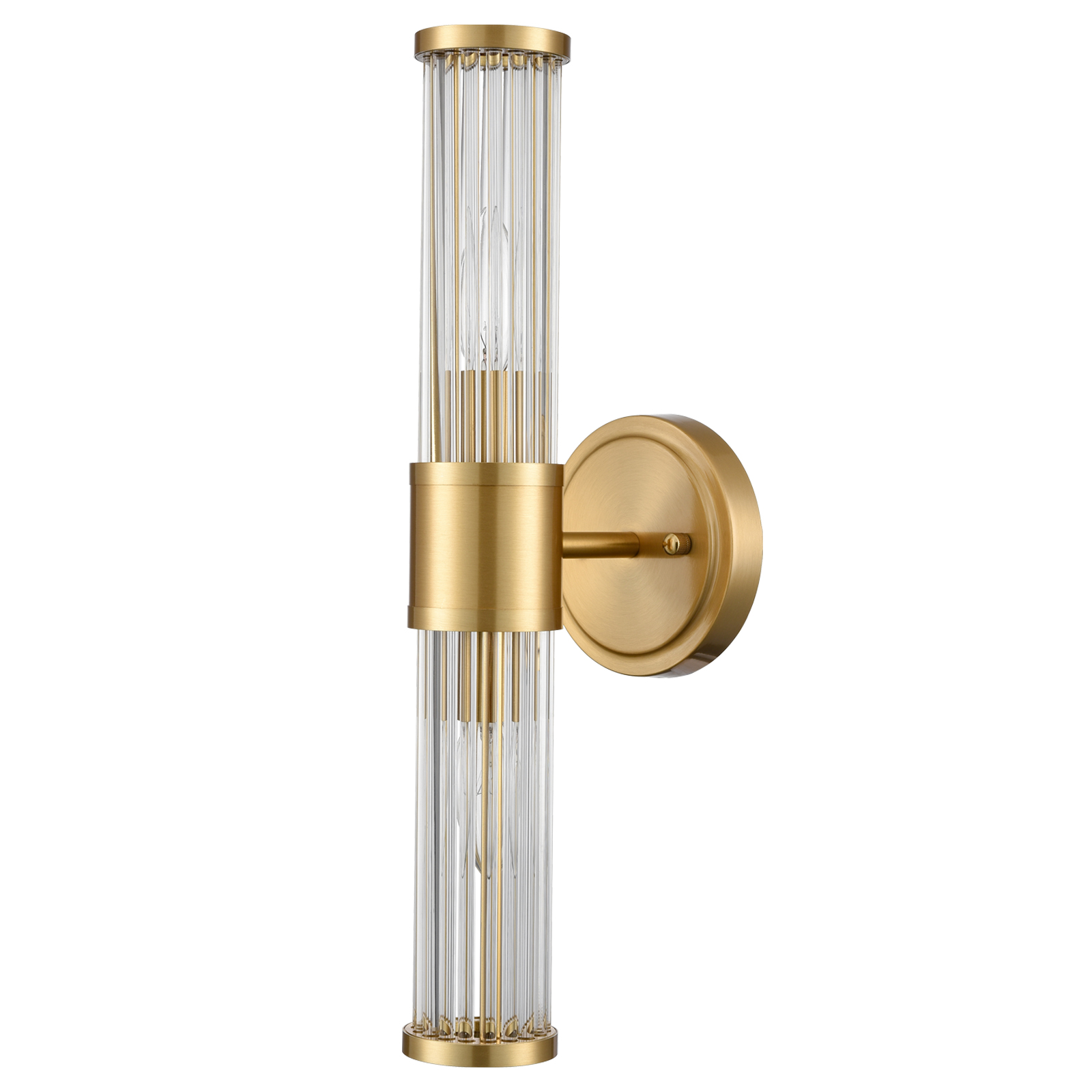 Gold Crystal Wall Sconce Light for Bedroom