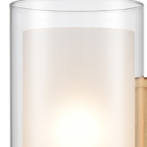 Modern Wall Sconces Brass Wall Light Vanity Cylinder Glass Light Fixtures