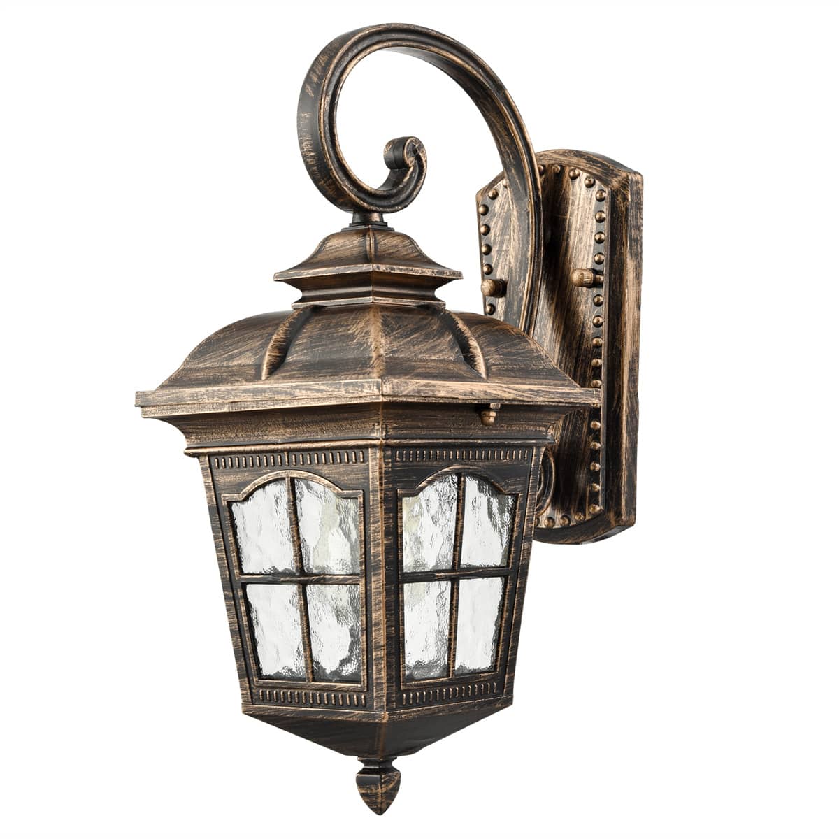 Outdoor Wall Lights Carriage Porch Lantern, Antique Brass