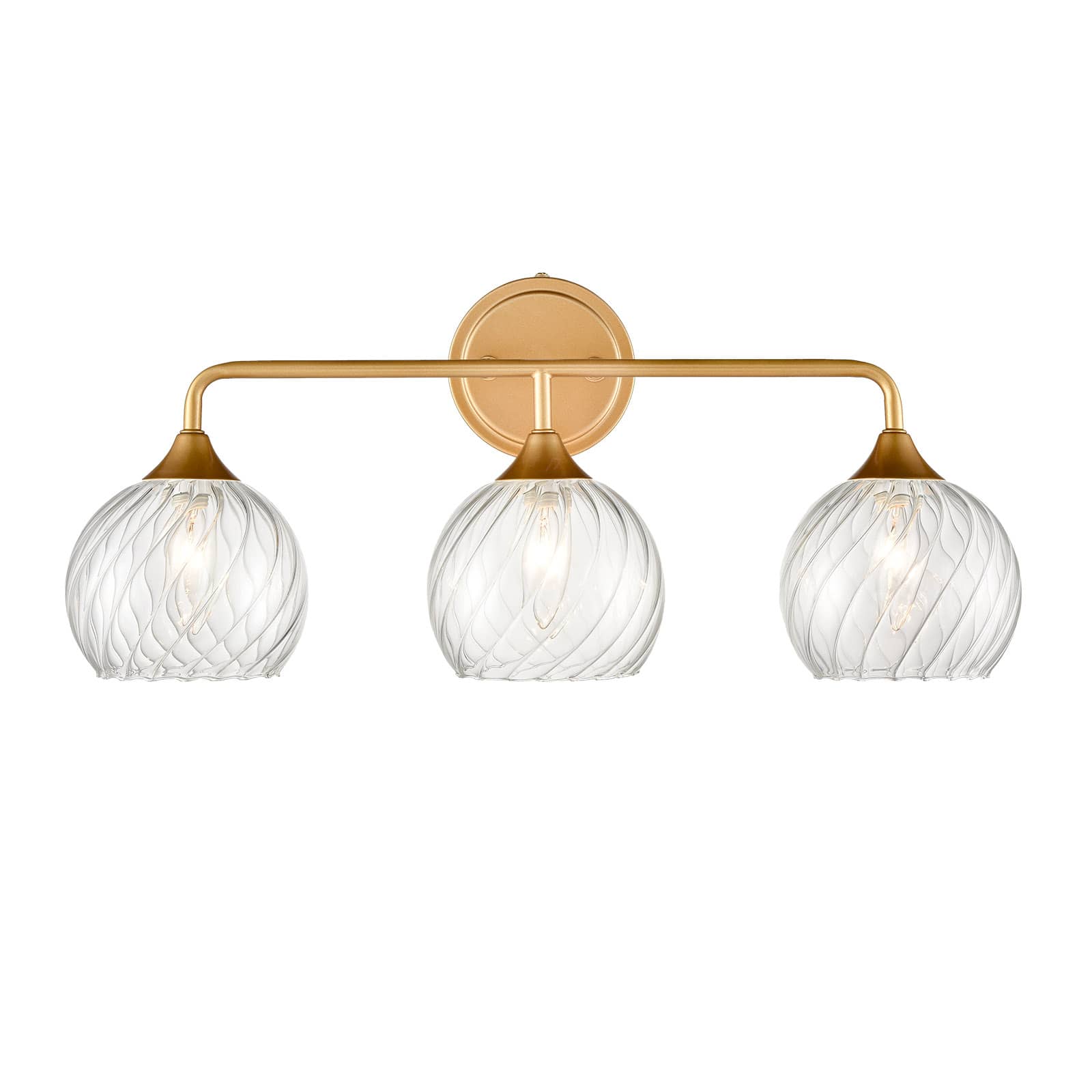 Vintage Wall Sconce With Crystal Shade - Matte Antique Brass, Dimmable, Perfect For Bathroom Or Bedroom - View #12