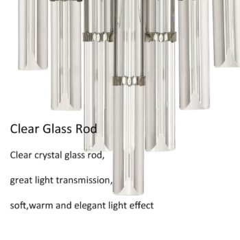 Modern Glass Wall Sconce Lighting Black 2-Light