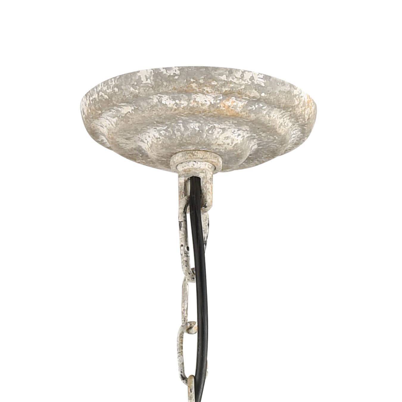 Oursun Vintage Industrial Pendant Ceiling Light Fitting Metal Globe Chandelier 
