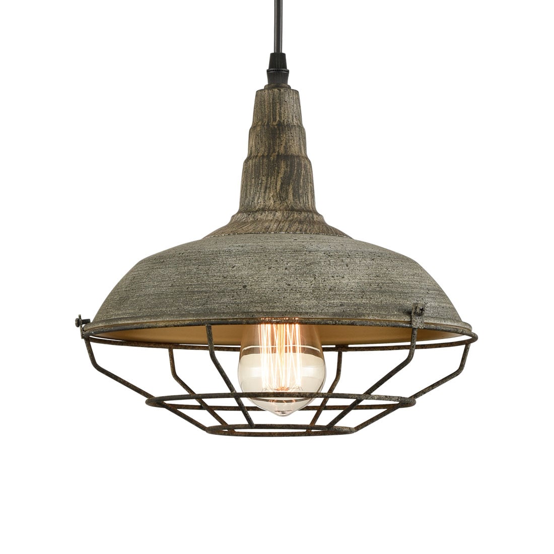 Vintage Industrial Easy Fit Ceiling Pendant Light Bulb Cage Vintage Lamp shade 