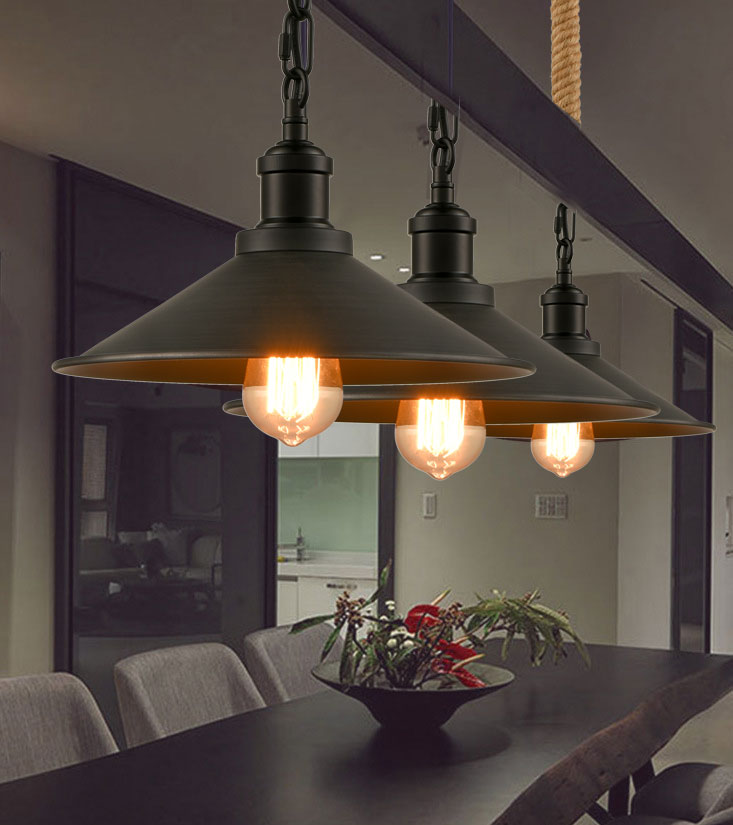 Lukloy Modern Pendant Light Kitchen Hanging Lamp Dining Room
