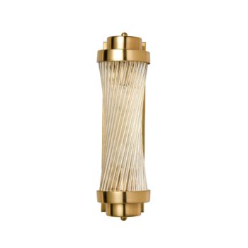 Modern Brass Wall Sconce 2-Light Bathroom Vanity Light