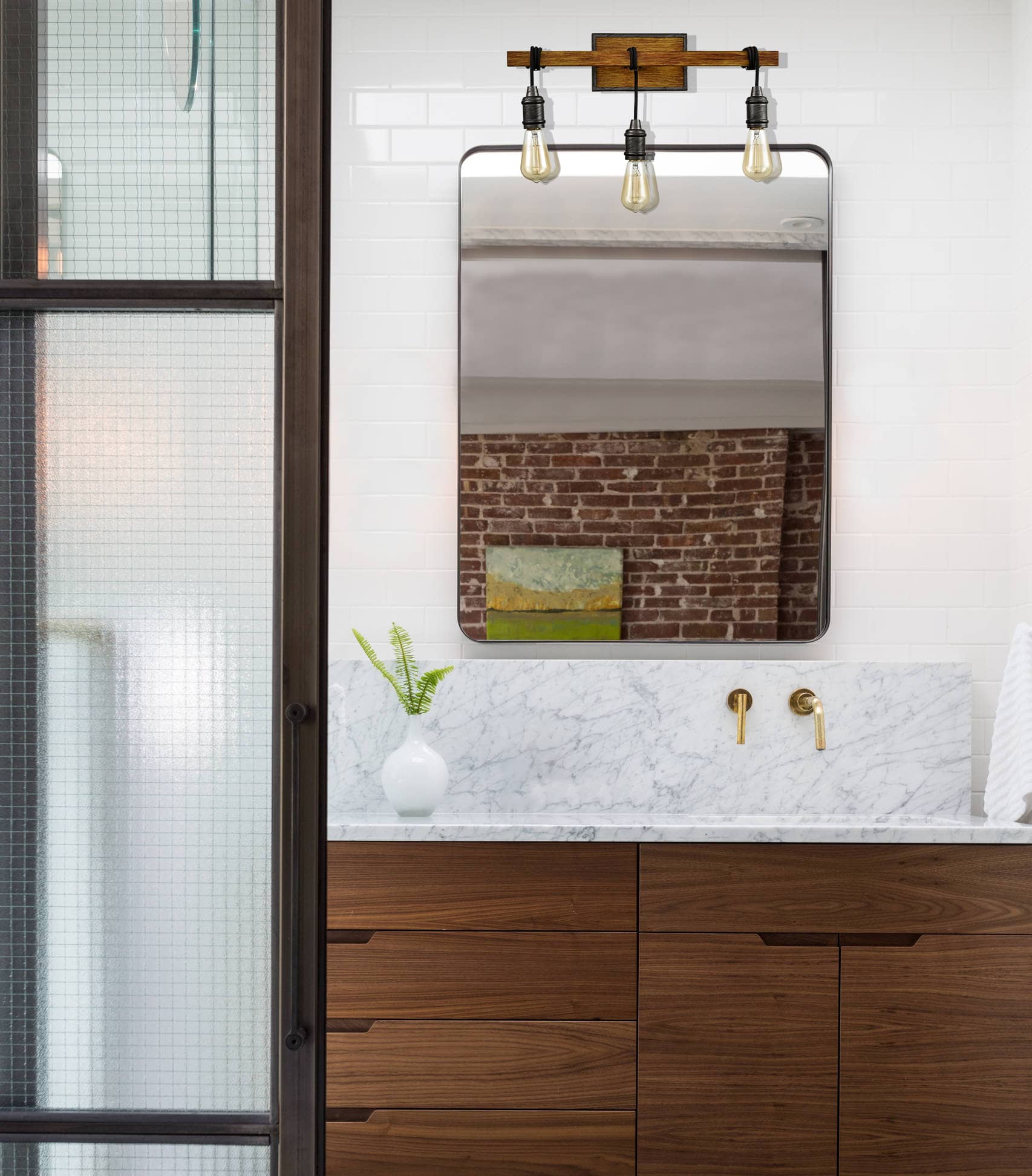 Vanity Light Fixture Farmhouse Bathroom Over Mirror Claxy