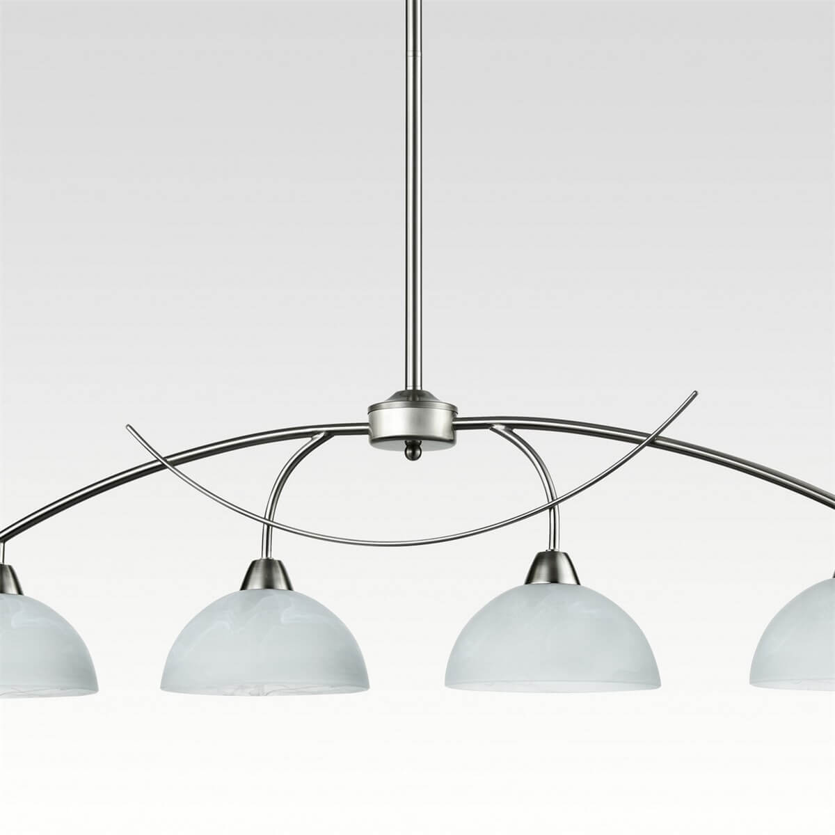 Brushed Nickel Kitchen Island Pendant Light4 Lights Claxy