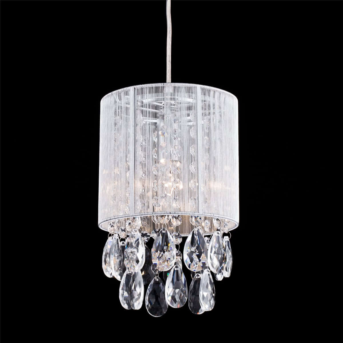 Black Farmhouse Chandelier 5-Light, 19" Industrial Lantern Chandelier Entryway Light Fixture, Metal Cage Rustic Hanging Pendant Lighting Fixture For Foyer Kitchen Dining Room Living Room Hallway