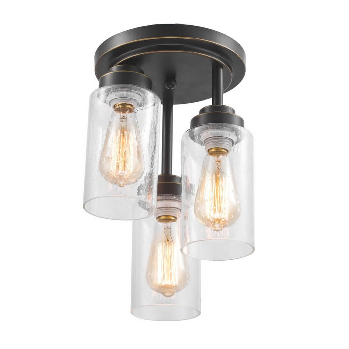 Cylinder Flush Mount Ceiling Light - 3 