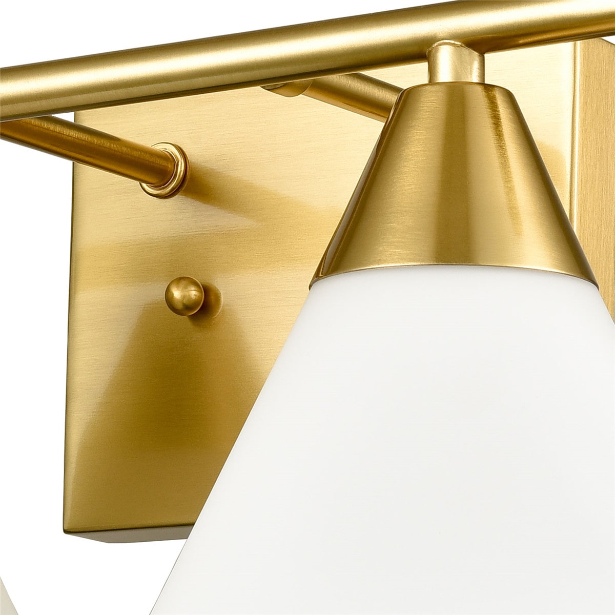 modern brass vanity light