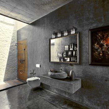 Industrial Mason Jar Bathroom Wall Sconces Bronze Finish 4-Light