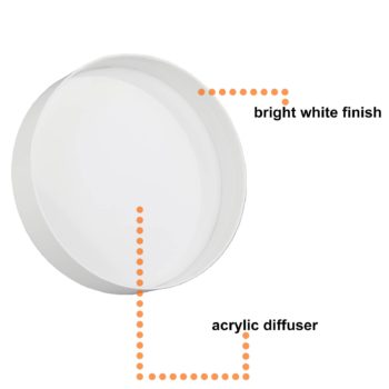 5-Pack LED Recessed Lighting Dimmable Downlight 5.5 Inch 3500 K,1100 LM