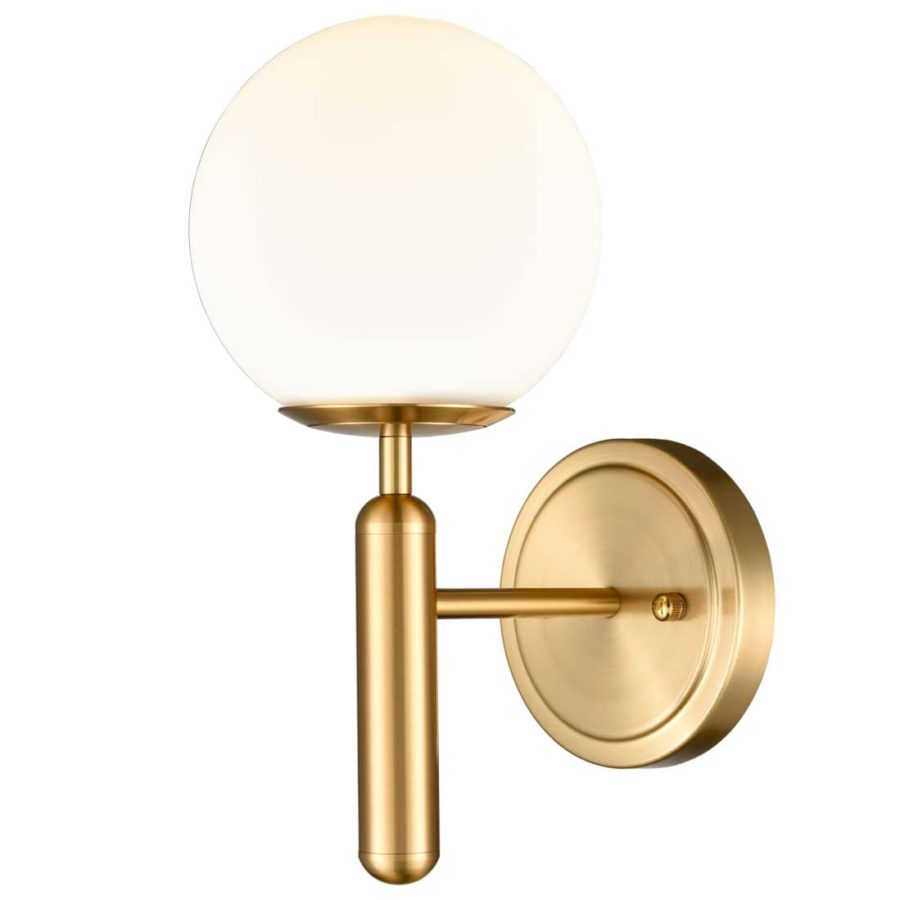 Gold Mid Century Modern Wall Light Claxy Lighting