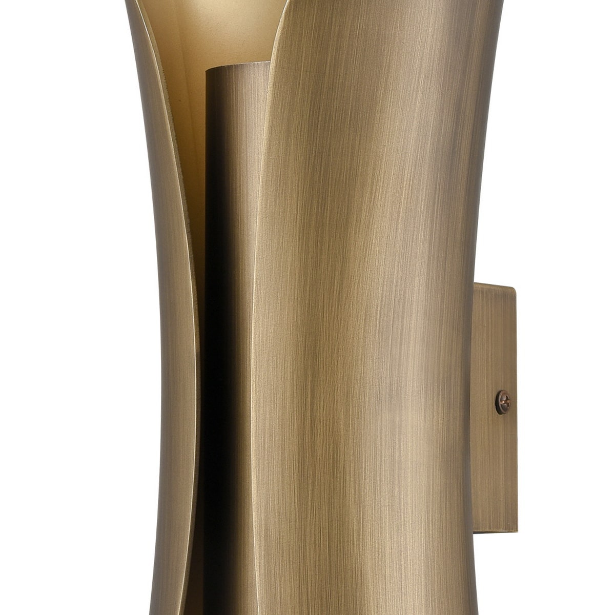 Modern Brass Wall Sconce 2 Light Bath Light Fixture