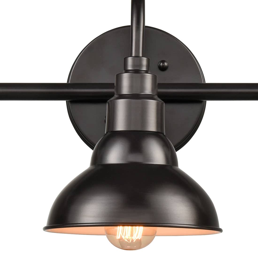 Oil-rubbed Bronze Bath Vanity Wall Light- 3 Lights | Claxy