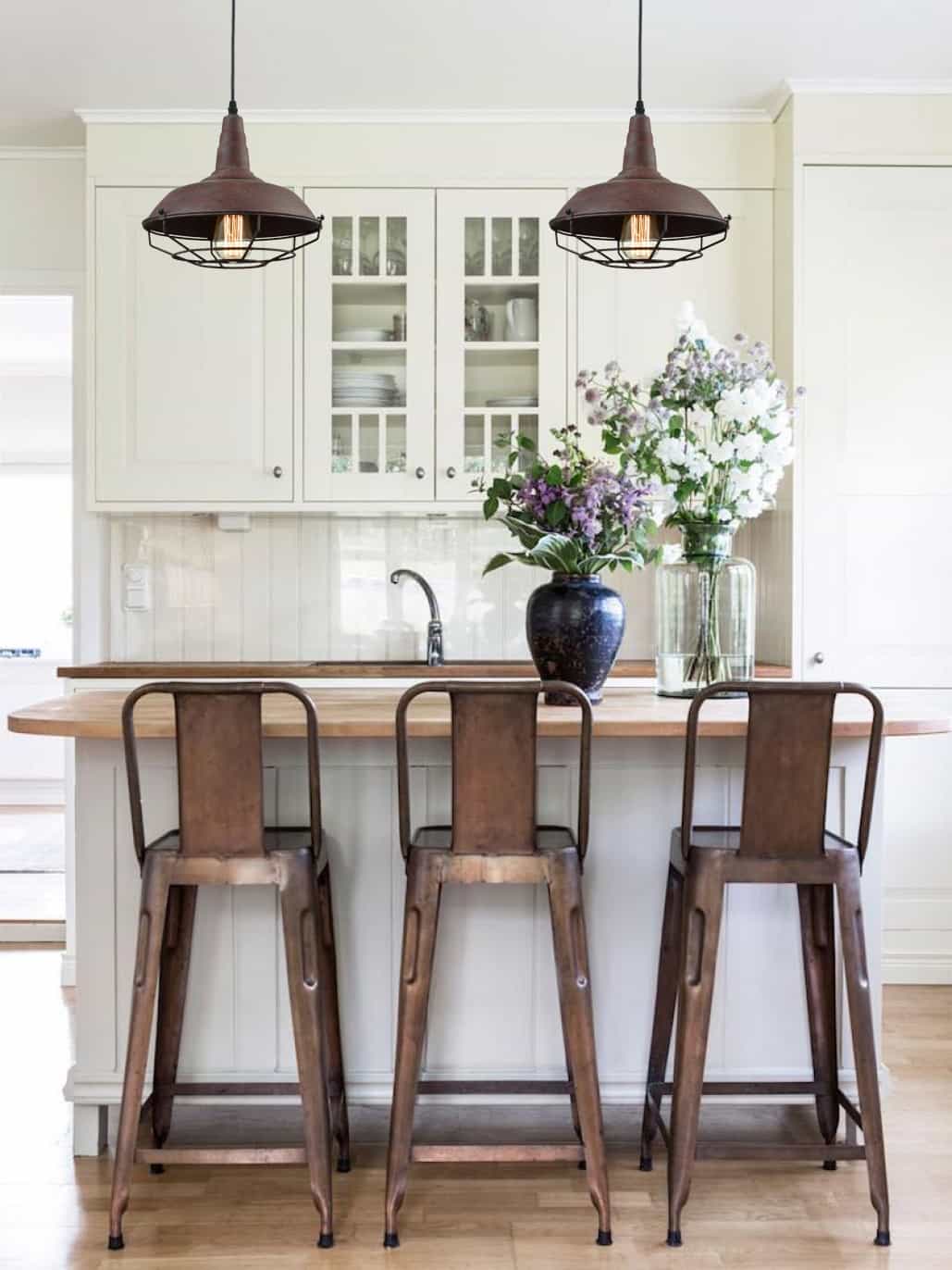 Picture Idea: Rust Industrial Farmhouse Barn Pendant Lights