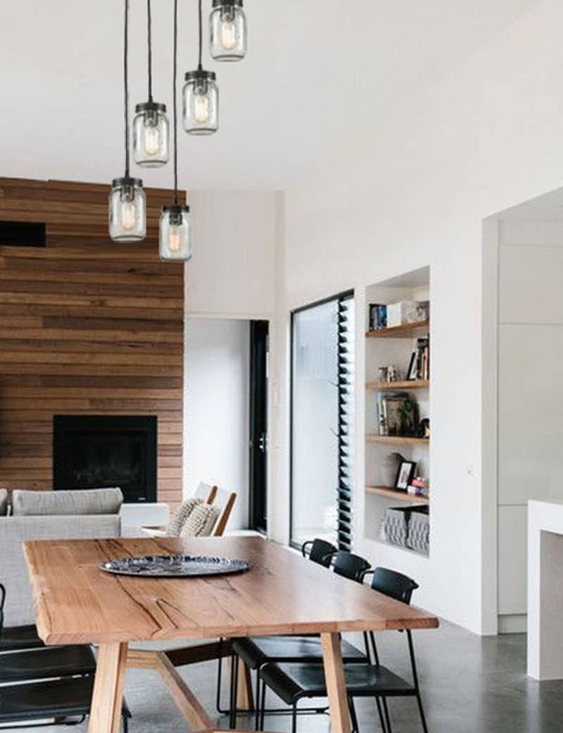 Industrial Mason Jar Pendant Light 