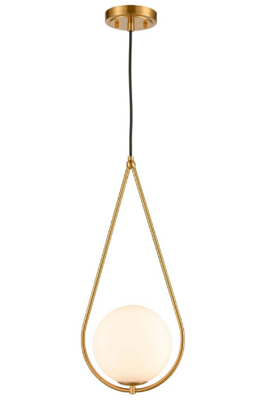 Modern Brass Globe Pendant Lights