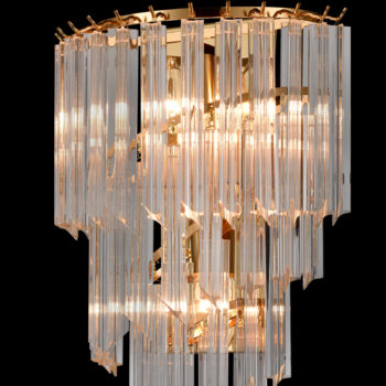 Glass Wall Sconces Modern Brass Mirror Stainless Steel Wall Light