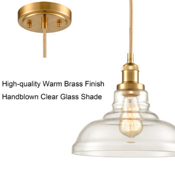 Modern Brass Pendant Lights Farmhouse Kitchen Pendant Lighting