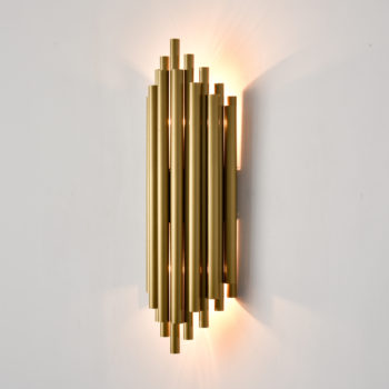 Modern Metal Wall Sconces Brass Wall Light Stainless Steel Lighting