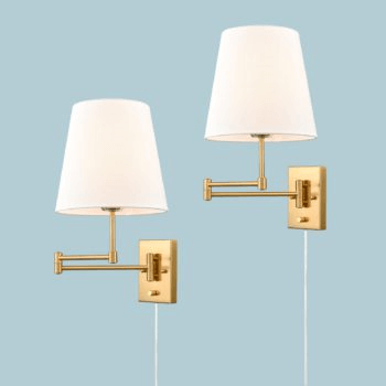 Wall Sconces Plug in or Hardwired Wall Lights