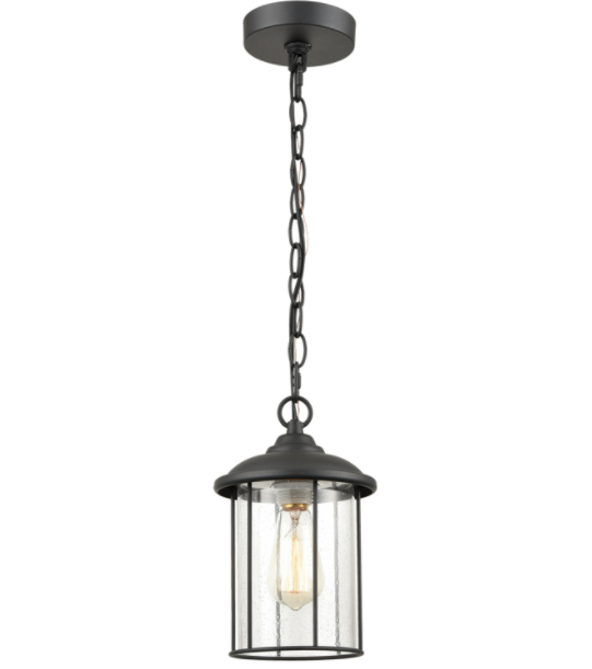 Outdoor Pendant Light Fixtures with Glass Shade