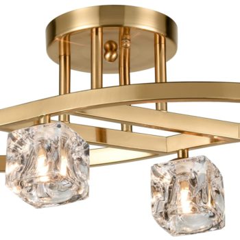 Modern Crystal Ceiling Lights Gold-6 Light