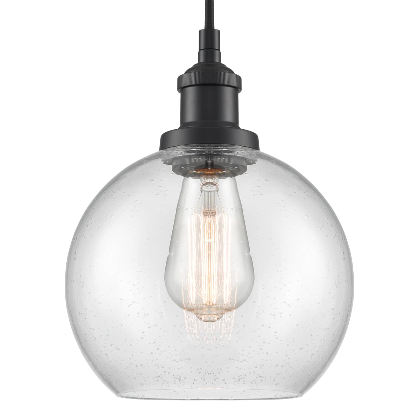 Seeded Glass Globe Pendant Light for 