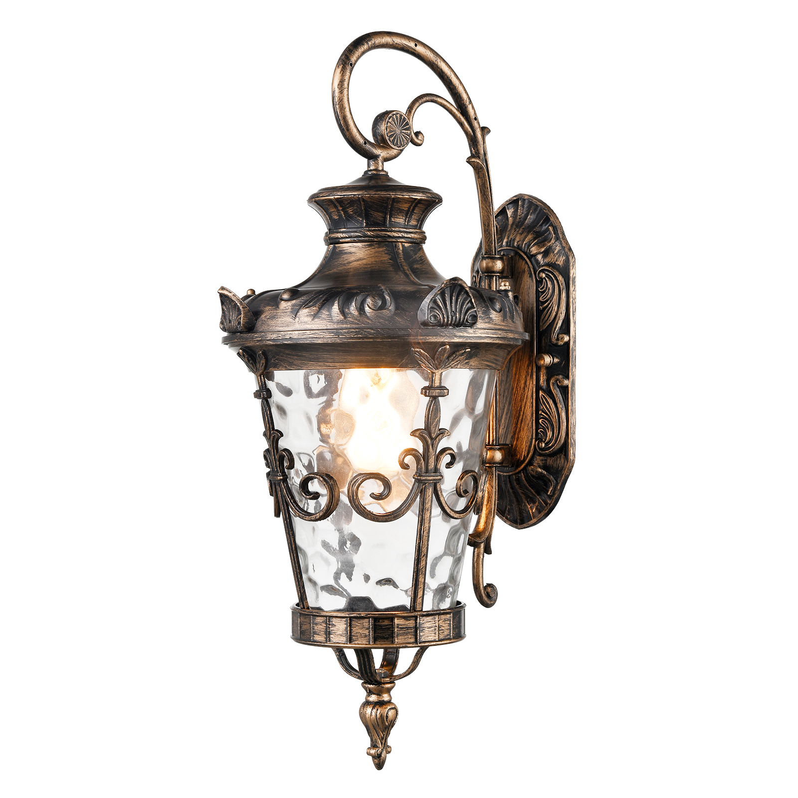 Patio Wall Light Fixture Waterproof Matte Black Wall Sconce 22.76" H