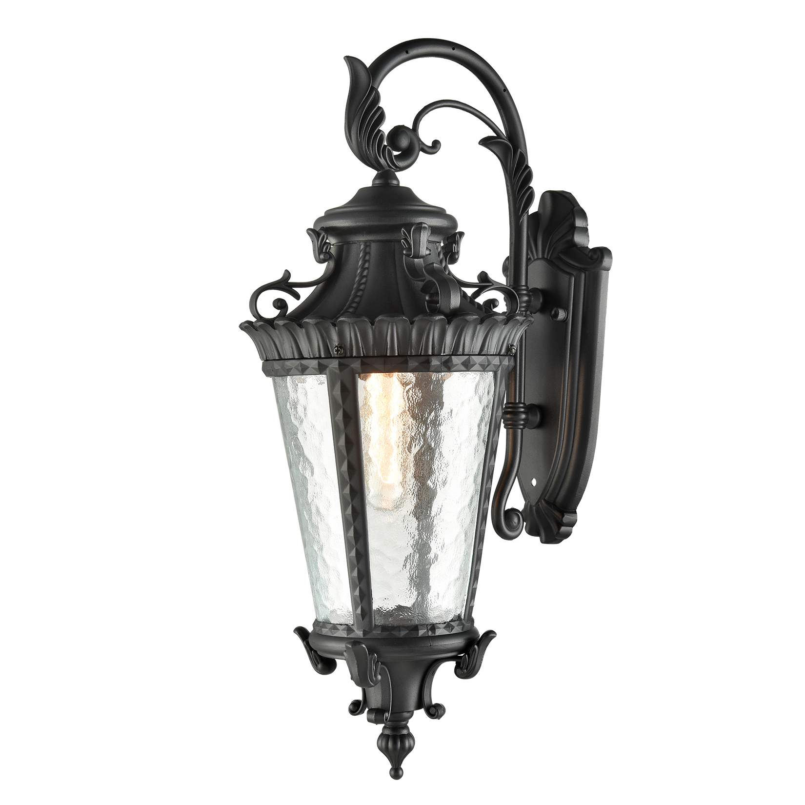 Black Outdoor Wall Lantern Waterproof Porch Light Claxy